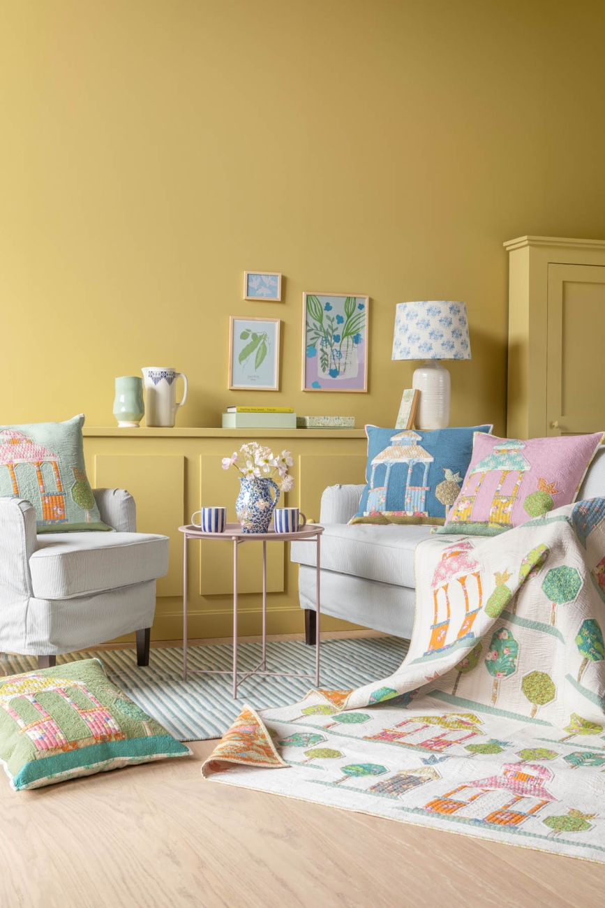 Tilda Patchwork Stoff Baumwolle - Sunday Brunch - Mille Grey